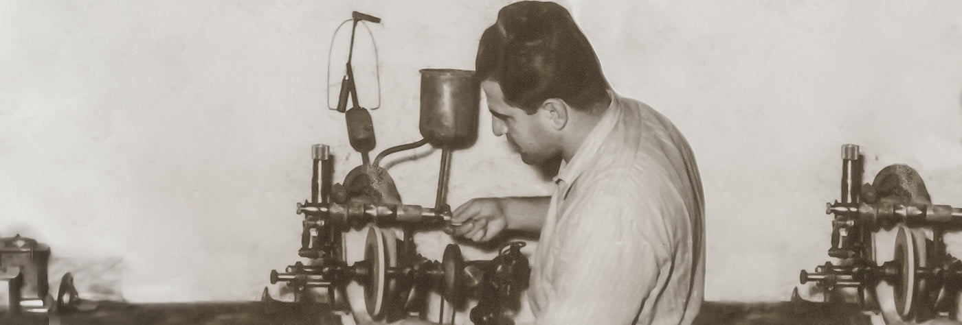 Tufina family photo from the 1940s showcasing Bahri Tufina's long watchmaking history 