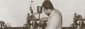 Tufina family photo from the 1940s showcasing Bahri Tufina's long watchmaking history 