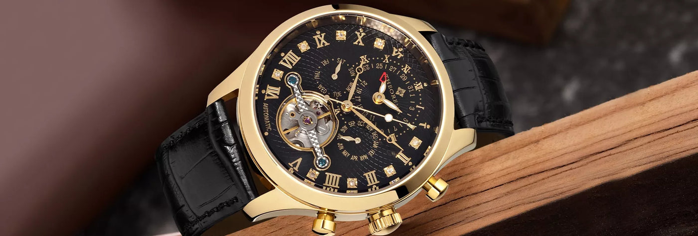 Stricken with elegance and a bold design is a highly stylized profile for today's man.