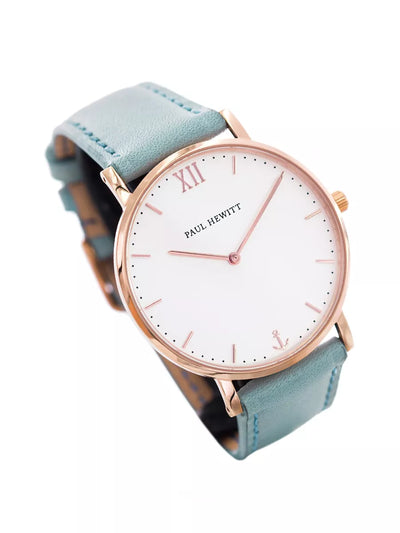 Paul Hewitt battery watch leather band