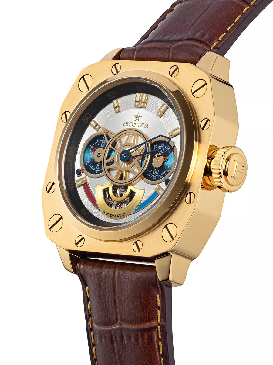 As its name suggests, the automatic Newport Pionier gives an ineffable bonding sense of crusade making it perfect for every occasion. This collection is an aspirational lifestyle essential.