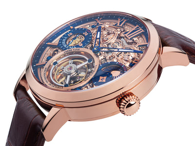 Limited Edition. Zürich Tourbillon by Theorema Germany - GM-901-4 |Rose| Handmade
