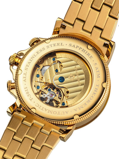 Automatic movement all stainless steel with sapphire glass 5 ATM by Theorema.