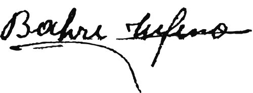 BAHRI TUFINA SIGNATURE IMAGE